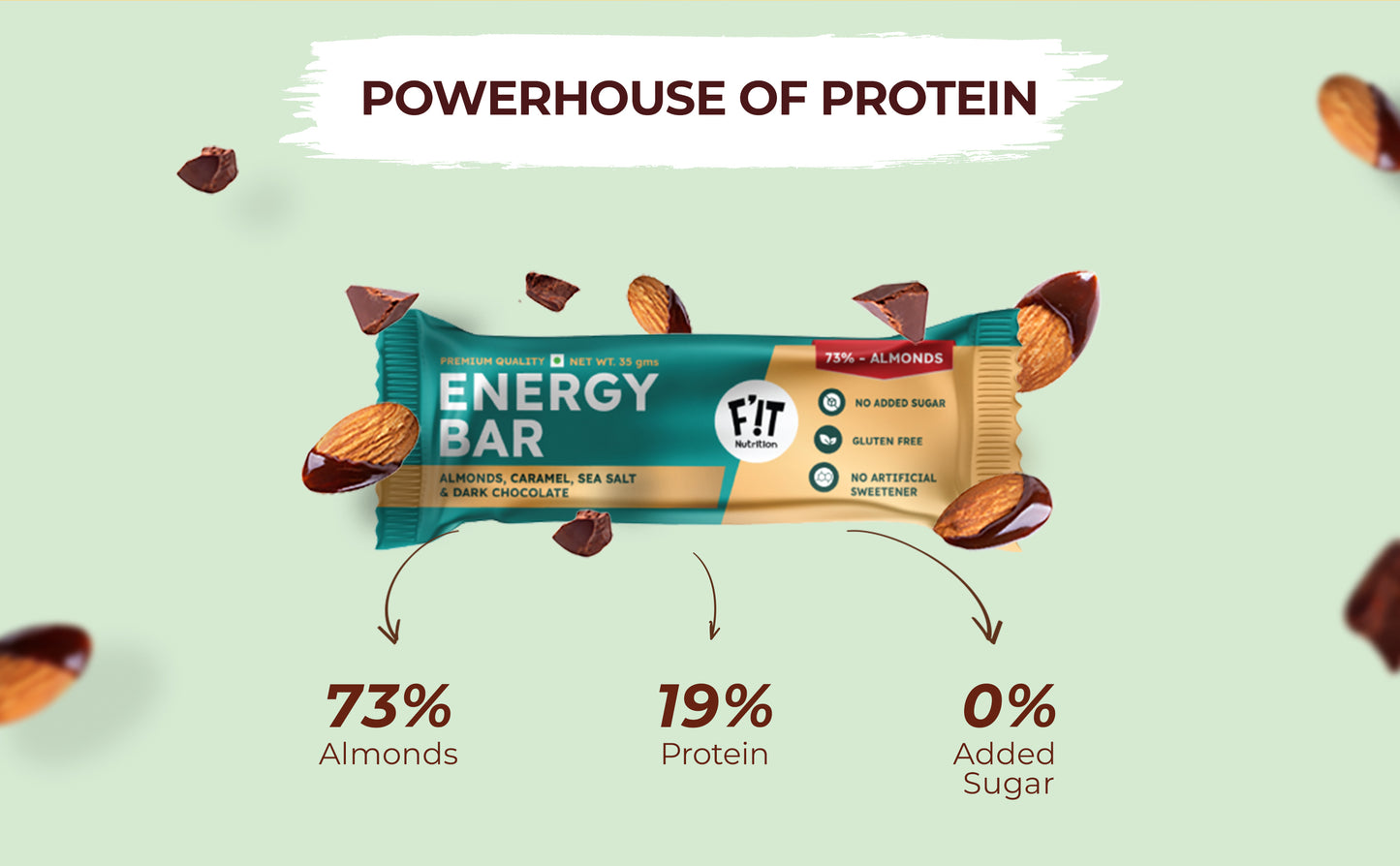 Pack of 12 | Almonds(73%), Sea Salt & Dark Chocolate and Seeds, Nuts & Cranberries(70%) | Pack of 12 | No Added Sugar | Protein & Fiber rich
