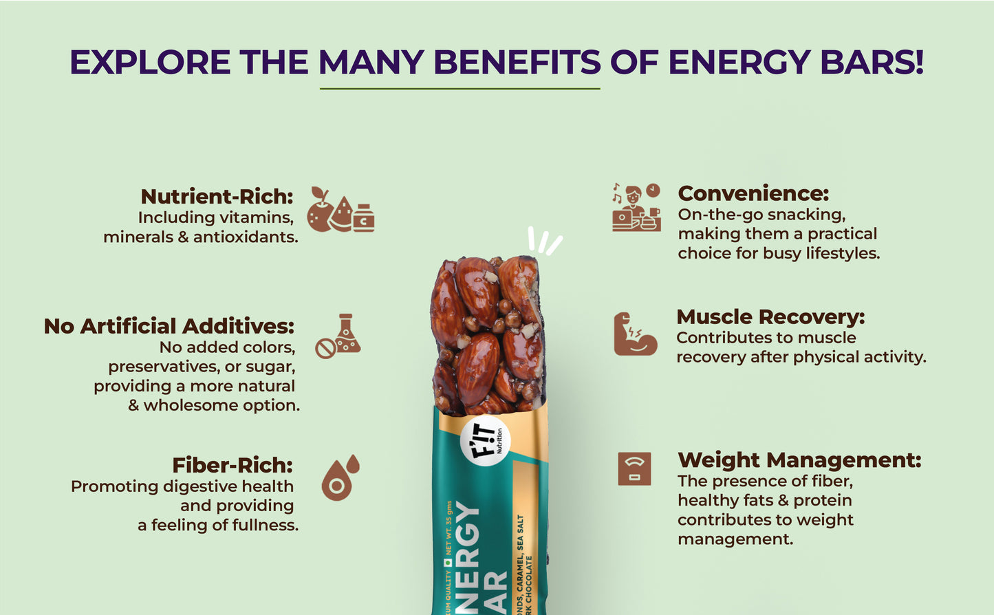 Pack of 12 | Premium Energy Bar | Almonds(73%), Sea Salt & Dark Chocolate | No Added Sugar | Protein & Fiber rich